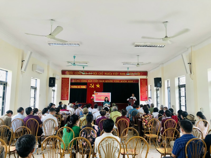 Đảng uỷ phường Hà Trung tổ chức Hội nghị quán triệt nội dung học tập và làm theo tư tưởng, đạo đức, phong cách Hồ Chí Minh chuyên đề năm 2022.