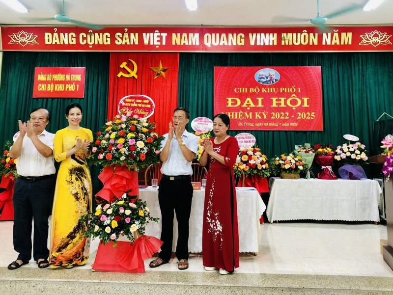 Phường Hà Trung đã tổ chức Đại hội chi bộ nhiệm kỳ 2022 – 2025.