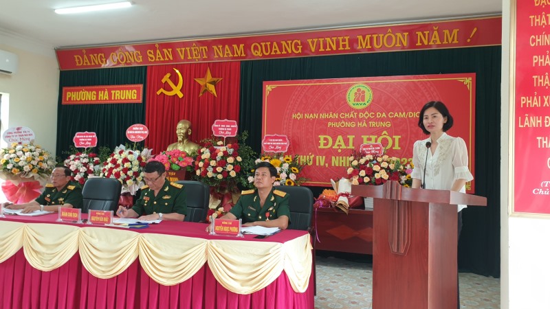 Sáng ngày 13/5, Hội Nạn nhân chất độc da cam/Dioxin phường Hà Trung tổ chức Đại hội lần thứ IV, nhiệm kỳ 2023 -2028.
