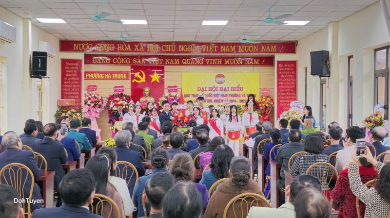 Ủy ban MTTQ Việt Nam phường Hà Trung  long trọng tổ chức Đại hội đại biểu lần thứ XIII, nhiệm kỳ 2024-2029
