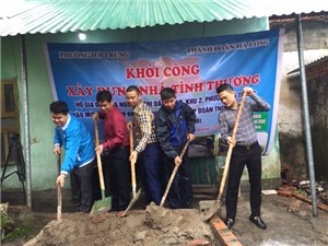 Khởi công xây dựng "nhà tình thương" tại phường Hà Trung