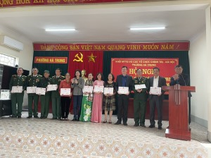 Tổng kết hoạt động cơ quan Khối MTTQ và các đoàn thể CT-XH phường Hà Trung năm 2022, phương hướng nhiệm vụ năm 2023