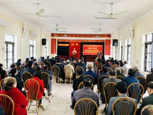 Phường Hà Trung tổ chức Hội nghị Tổng kết công tác xây dựng Đảng, chính quyền năm 2022