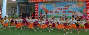 Trường Mầm non Hà Trung tổ chức Hội thi “ Bé Vui- Bé khoẻ” Năm học 2022-2023