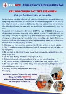 Chung tay tiết kiệm điện